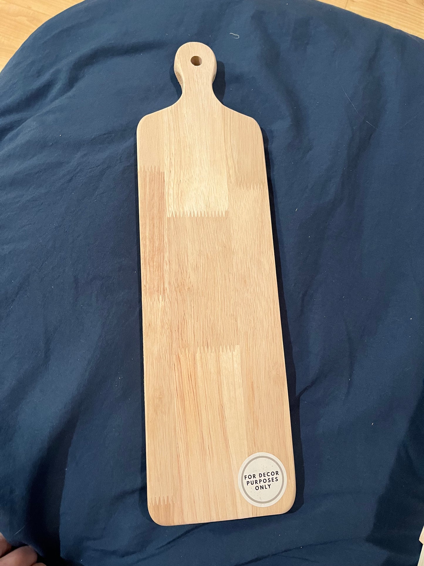 Hanging Wooden Paddle, Light Wood